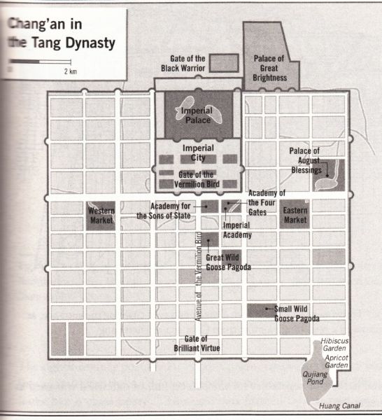 Chang'an under Tang dynastiet 